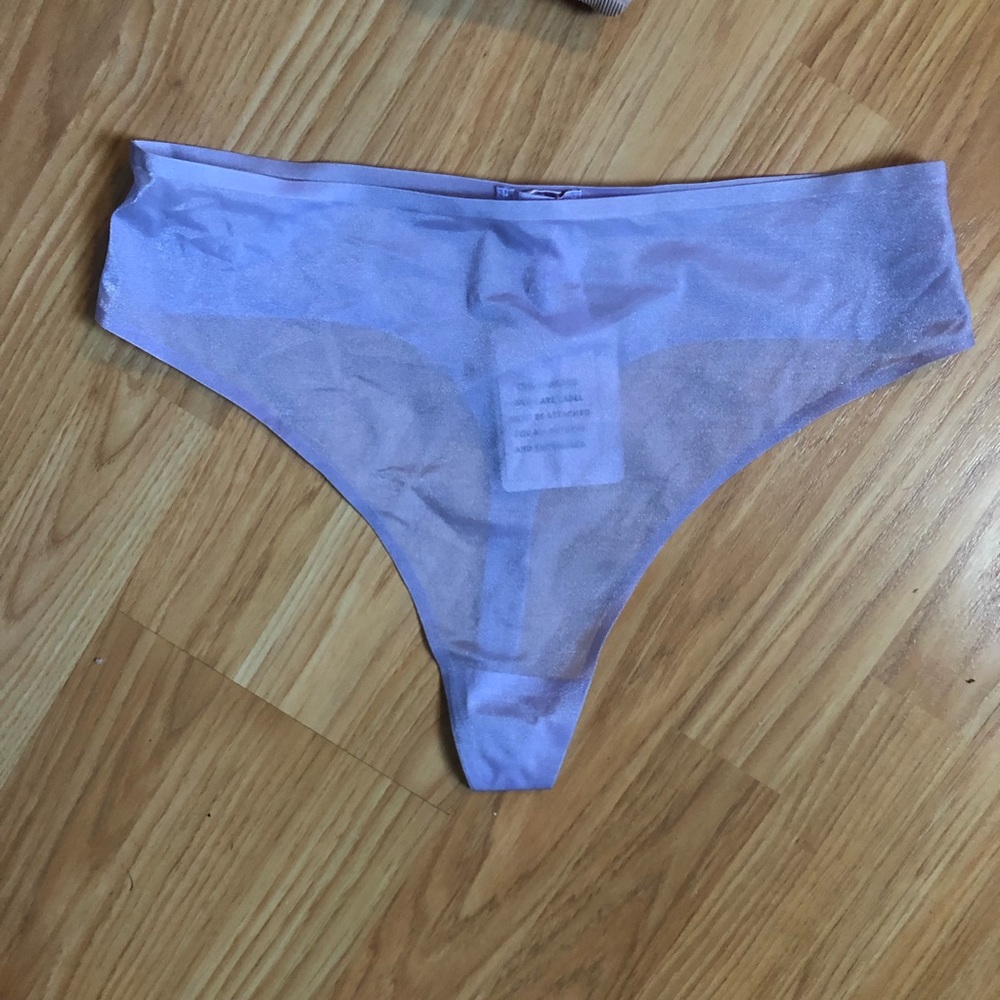 Savage Fenty Purple Mesh Like Thong